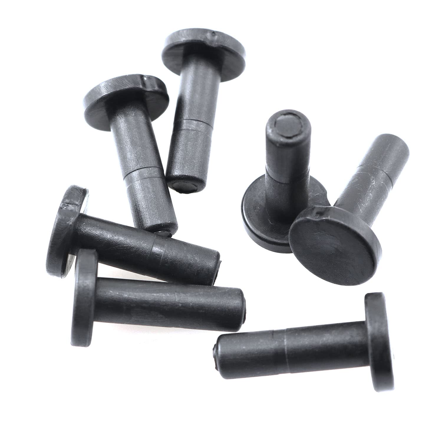 Photo 1 of PZRT 10pcs Elbow Tee Valve Plug 1/4" Straight Micro Nozzle Plugs End Caps Waterstop Connectors Misting Nozzle Tees Blocked Tool Black