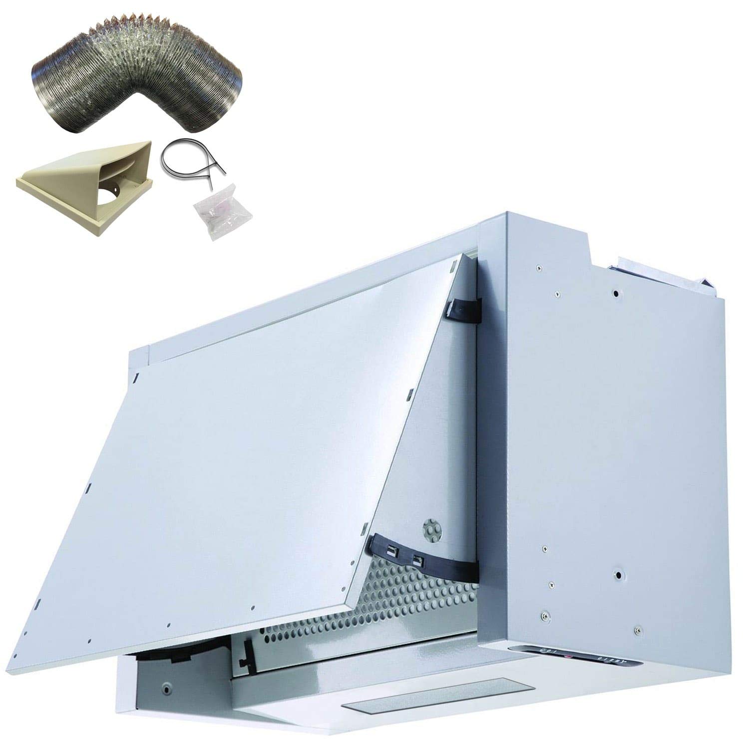 Integrated Hoods SIA BIE60SI 60cm Silver Integrated Built In Cooker