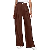 ANRABESS Women Wide Leg Dress Pants 2026 Summer High Waisted Business Casual Work Trousers Dressy Office Palazzo Pants Slacks