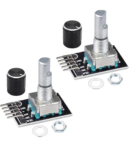 AZDelivery Moduli Codificatore a Rotazione Codificatore Encoder Rotativo KY-040 compatibile con Arduino incluso un E-Book AZDelivery Moduli Codificatore a Rotazione Codificatore Encoder Rotativo KY-040 compatibile con Arduino incluso un E-Book