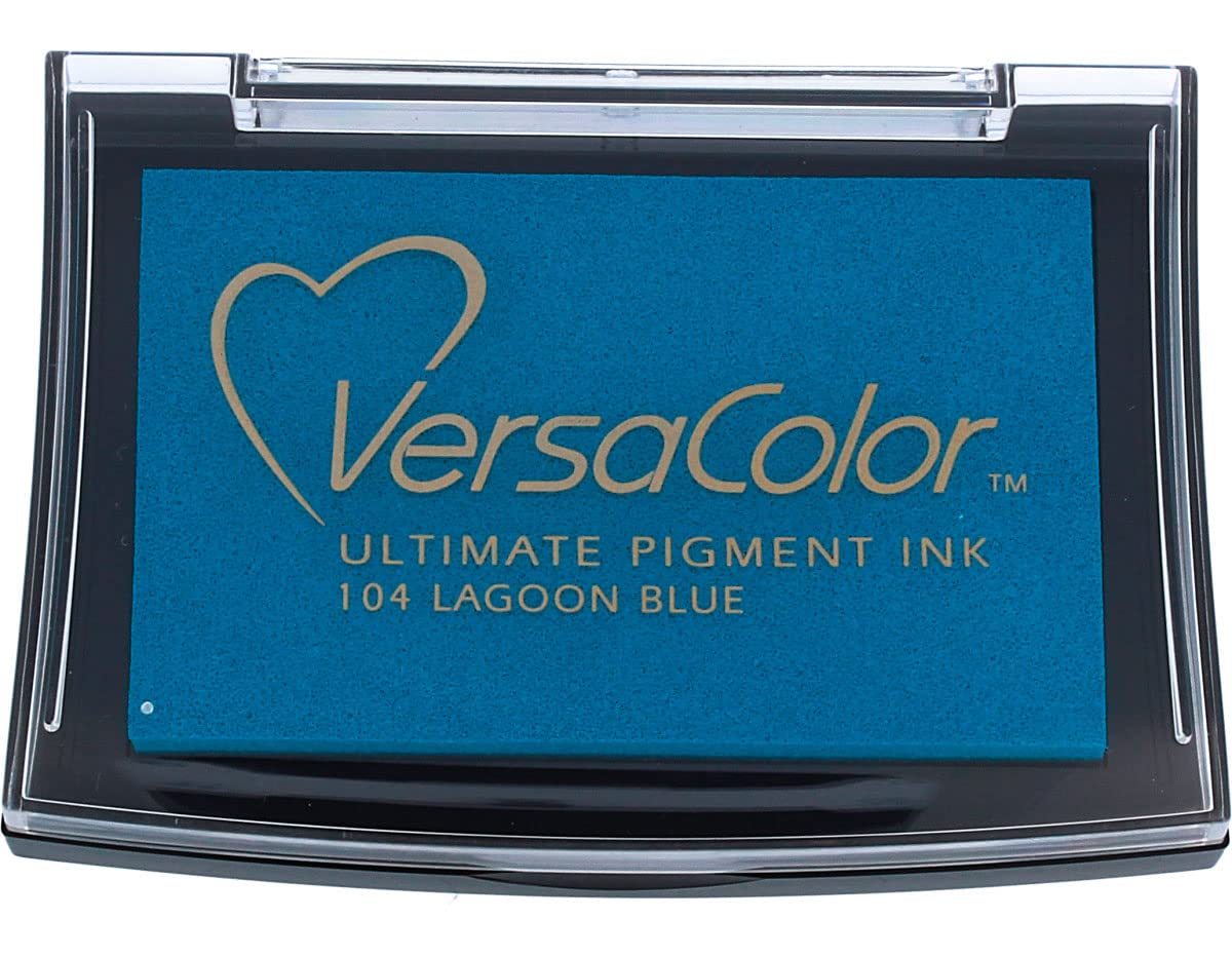 Tsukineko Versacolor Pigment Ink Pad - Lagoon Blue — image 1