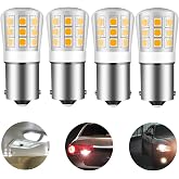 1156 1141 93 12V Low Voltage BA15S Bayonet LED Light Bulb - 2.5W 330lm Equivalent to 35W S8 Incandescent - Warm White 3000K - Pack of 4 for Landscape, Patio, Deck Light Replacement