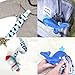 4-in-1 Pacifier Clips+Antibacterial Pacifier Holder by Moskka-Set of 3 Universal Pacifier Clips&Paciafier Pocket/Case Infant Teething Ring&Toys Holder for Baby Boy And Girl-Baby Shower Gift-Whale