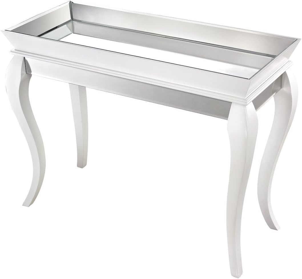 Amazon Com Sterling Industries Console Table With Bent Glass In