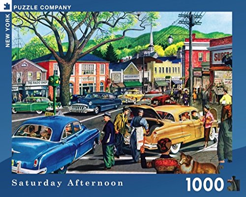 New York Puzzle Company - Saturday Morning - 1000 Piece Jigsaw Puzzle