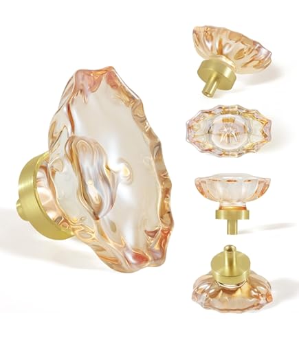 4 Pack Gold Dresser Drawer Knobs - Gold Hardware Rose Shape Design for  Vintage Cabinets, Closet Drawers, Cabinet Pull Handles - Elegant Knobs for  Dresser Drawers Upgrade(with Mounting Screws) - Amazon.com