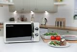 Russell Hobbs RHMM701C 17L 700W Cream Microwave 5 Power Levels Defrost view 2