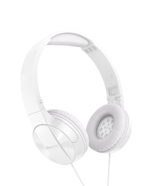 title=Pioneer SE-MJ503-W Cuffie tradizionali con archetto imbottito, Bianco