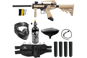 Maddog Tippmann Cronus Tactical Silver Paintball Gun Marker Starter Package