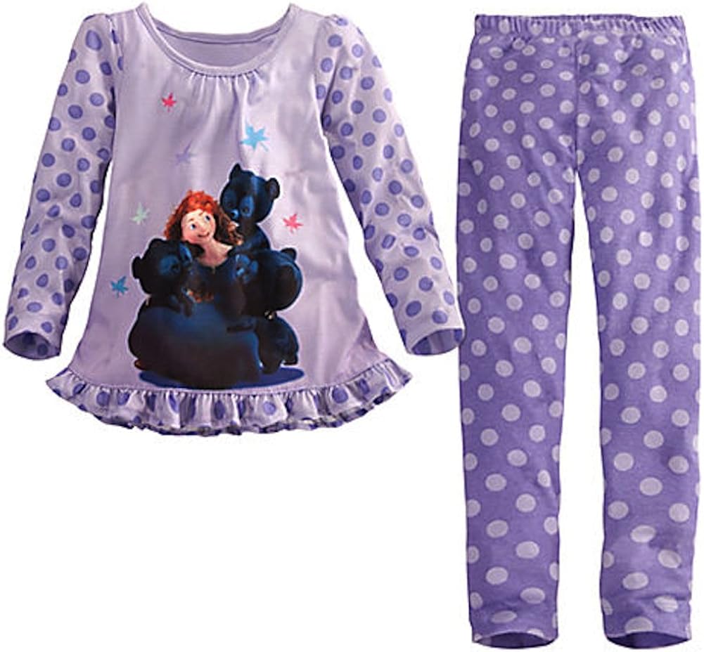 Disney Brave Merida Princess Long Sleeve Pajama Nightshirt