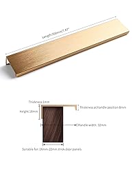BaiNong 5 Pack 8 inch self Adhesive Cabinet pulls