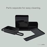 simplywire Sink Tidy Caddy Kitchen Organizer Removable Drip Tray Black view 6