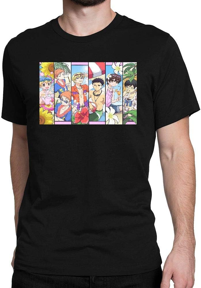 Men's Ouran High School Host Club 6Png Short Sleeve T Shirt