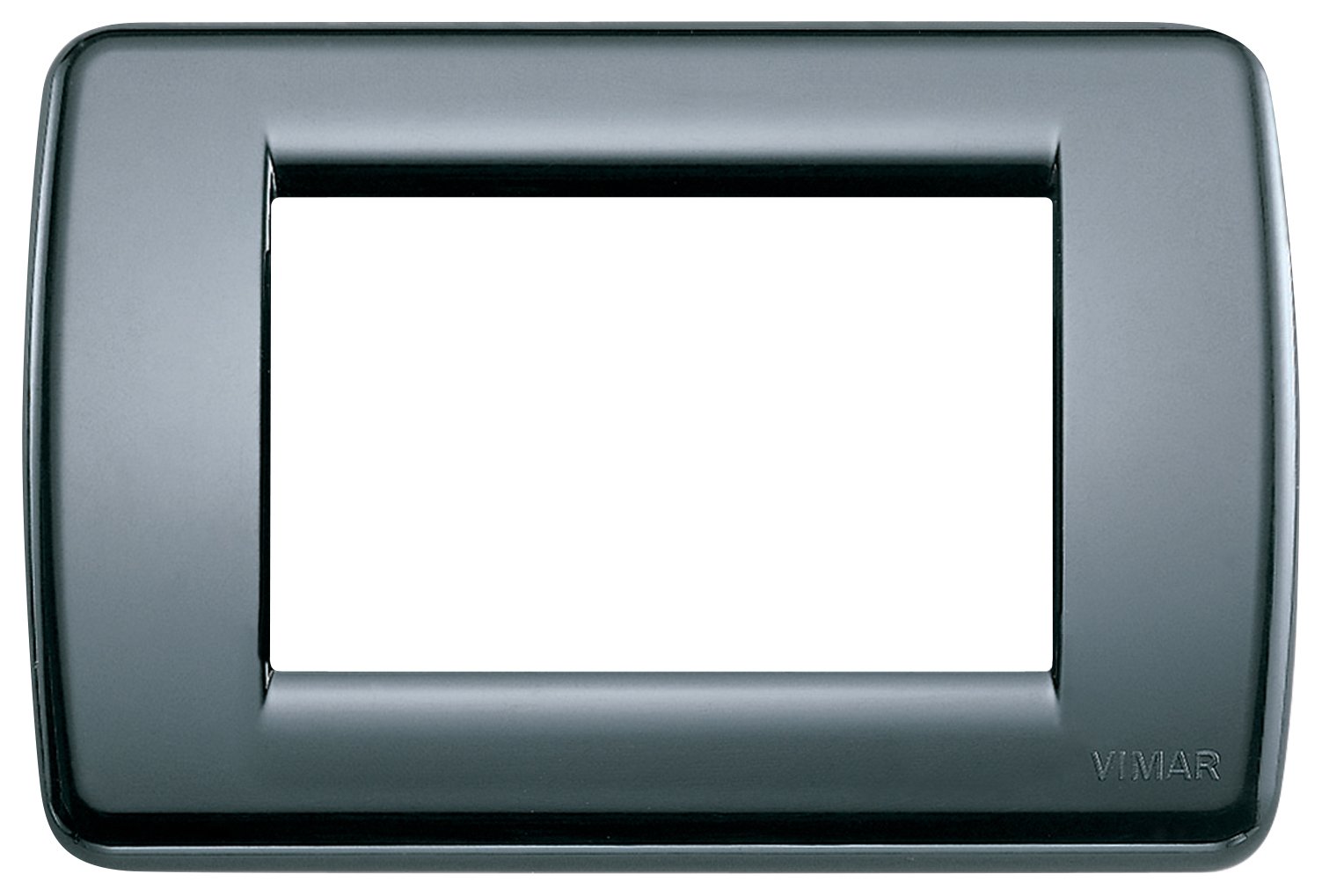 VIMAR Rondò Cover Plate, 3 Units, Graphite Grey