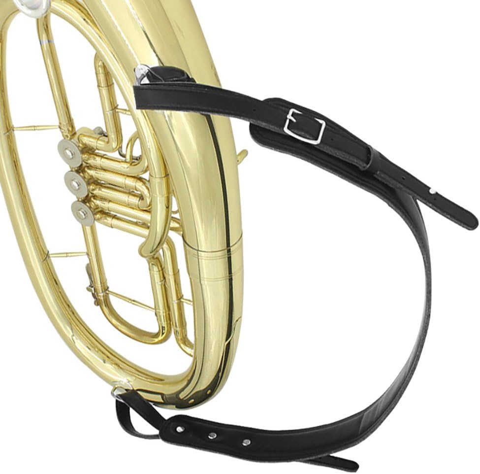 Tuba Strap, Adjustable Thickened Leather Single Shoulder Strap for Tuba Wind Instrument, As Shown in the Picture - Image 5