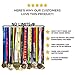 Urban Active Sports Medal Holder + No Limits + Medal Display for 60+ Medals
