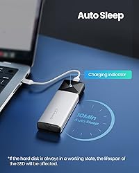 GiGimundo M.2 SATA SSD Enclosure, 5Gbps