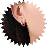 Andelaisi Boho Heart Hoop Earrings Vintage Hollow Heart Earrings Gold Love Heart Earrings Small Heart Statement Earrings Jewelry for Women