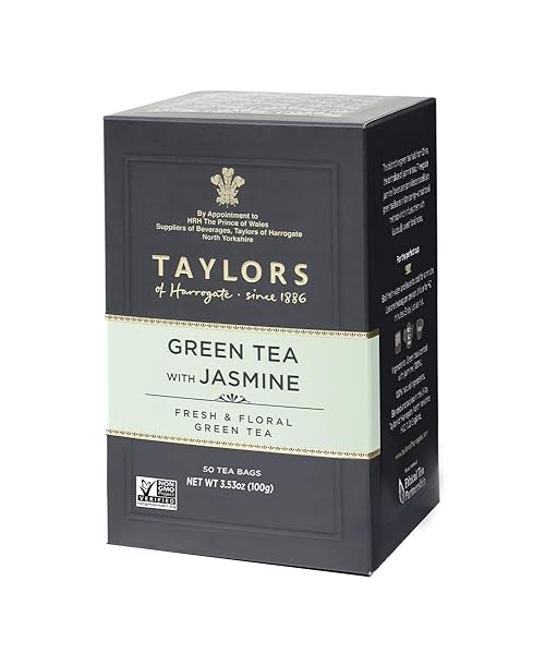 TAYLORS OF HARROGATE GREEN TEA WITH JASMINE, 50 COUNT