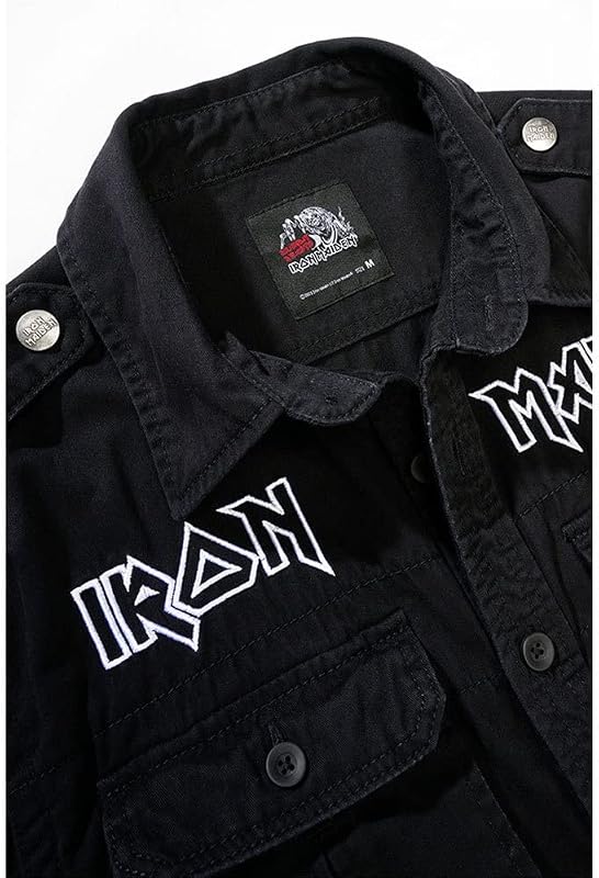 Maiden Vintage Shirt EDDI LS, Color: black, Size: L — foto 4 de 4