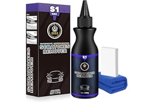 HOCTADA 2025 New Upgraded Car Scratch Remover, Scratch and Swirl Remover for Vehicles Blemishes, Non-Toxic Car Paint Scratch Repair, Polishing & Waxing Kits with Buffer Pad, Microfiber Towel (1)