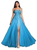 Spaghetti Straps Tulle Prom Dresses for Women