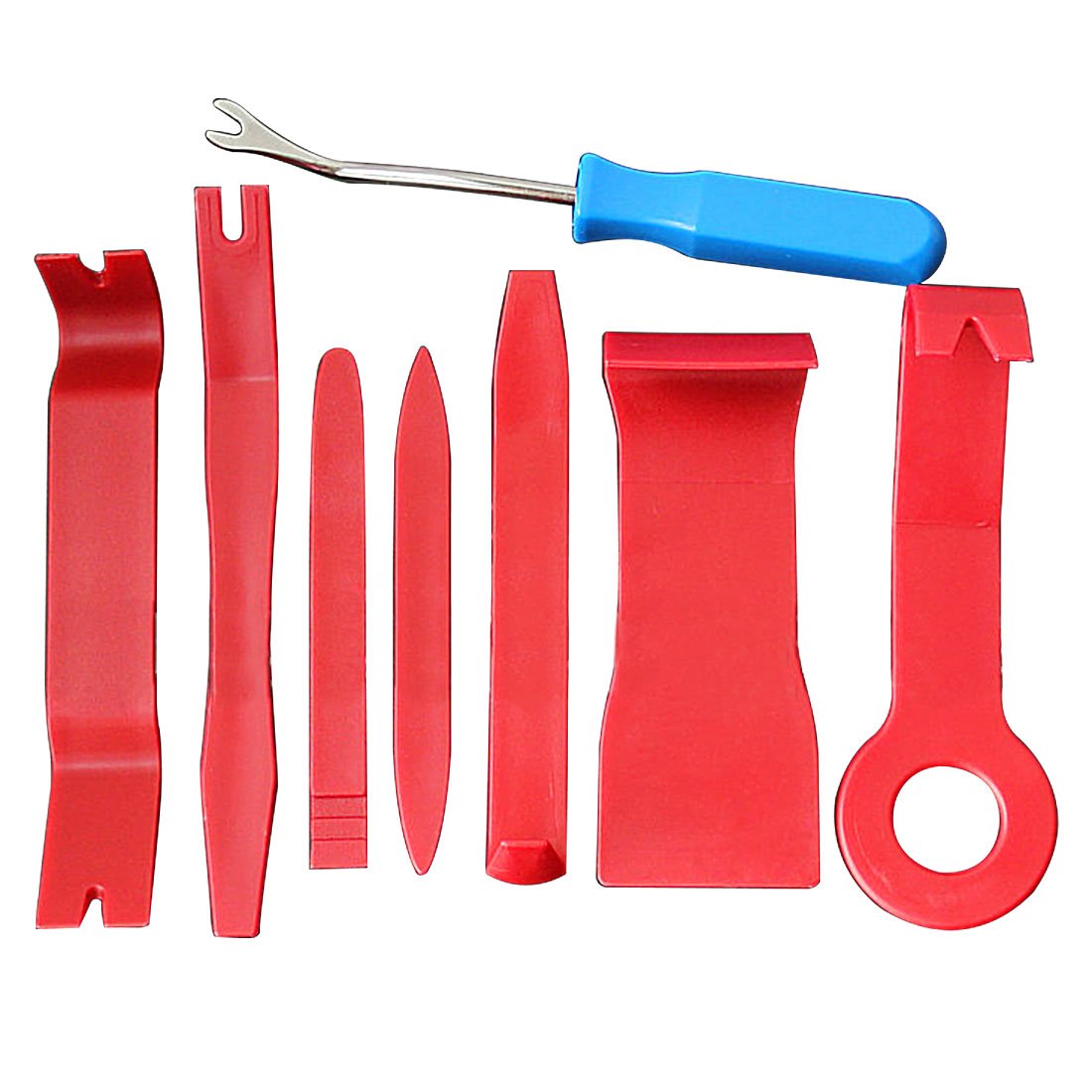 набор для вскрытия. лопатки для снятия обшивки автомобиля. лопатки для снятия обшивки. набор съемников для клипс автомобиля. набор пластиковых инструментов.