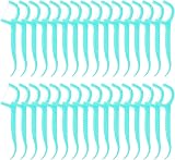 Medo 100 Pcs Dental Floss Sticks Interdental Cleaning Tool Blue view 8