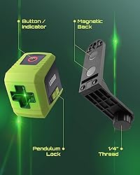 LASGOO Laser Level Self Leveling, Green Cross Laser