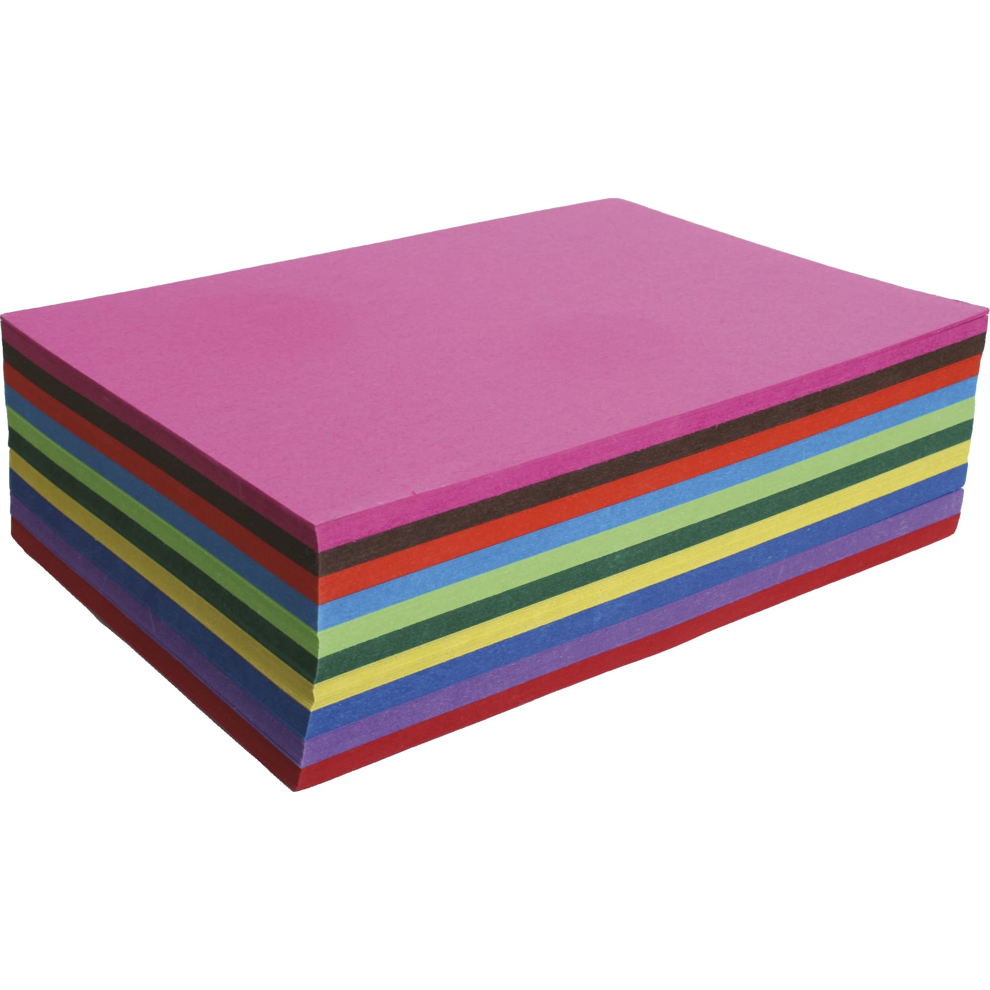 Clairefontaine - Ref 456499C - Carta Coloured Paper (25 Sheets) - 50 x 70cm Size, 270gsm Paper, Acid Free, Recycled Paper, Blue Angel Certified - Assorted Colours