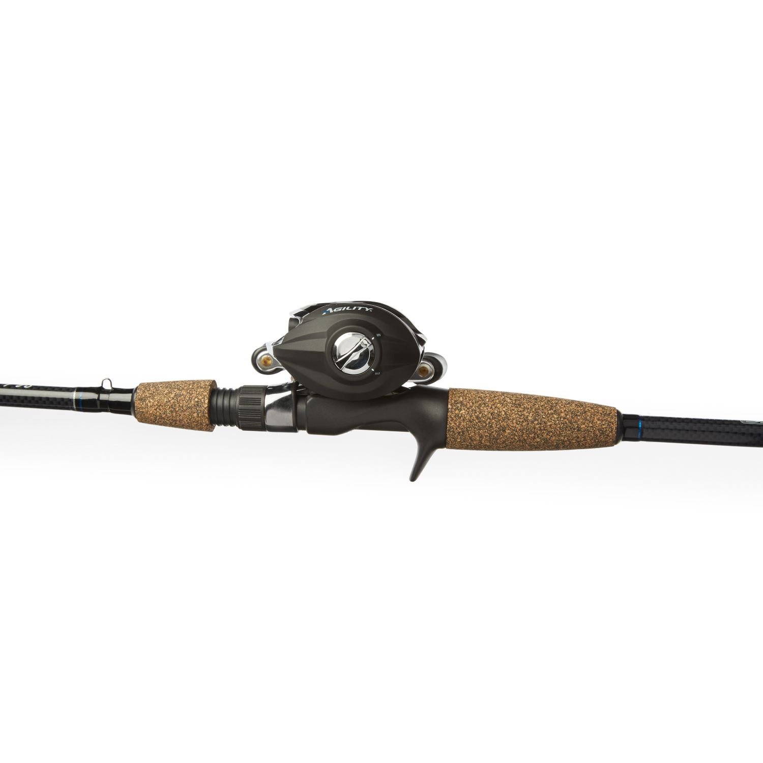 Shakespeare AGLPCBO Agility Low Profile Baitcast Rod and Reel Combo, 6.