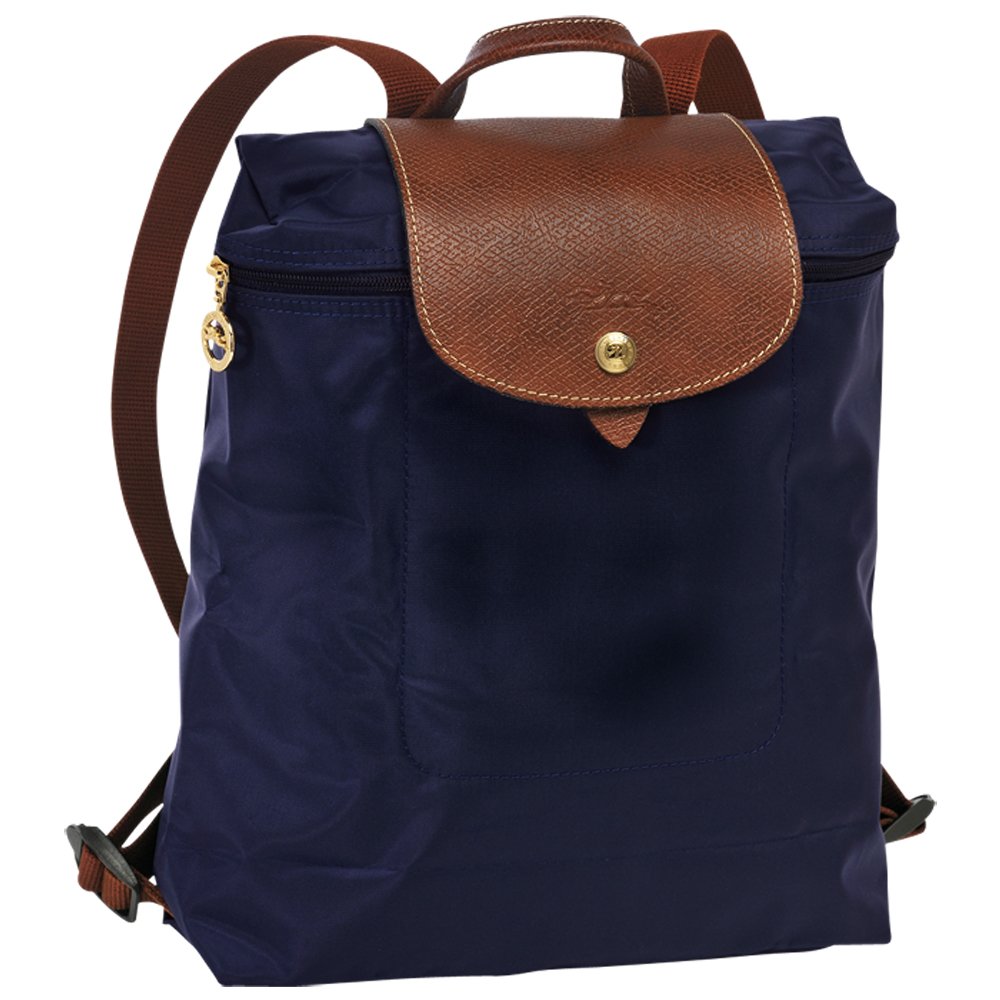 longchamp backpack navy blue