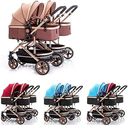 poussette double combi