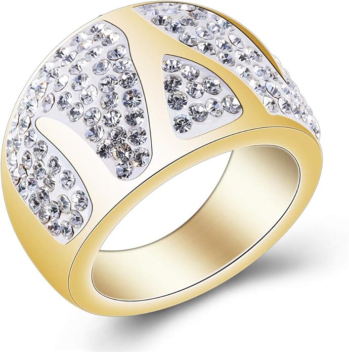 Joielavie Anillo para mujer de acero