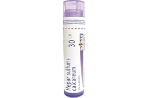 Boiron Hepar sulphuris calcareum 30ch,Homeopathic medicine. Each tube contains 4 g (approximately 80 pellets)