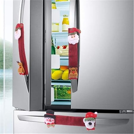 Amazon Com Rujfish Christmas Refrigerator Door Handle Cover Set