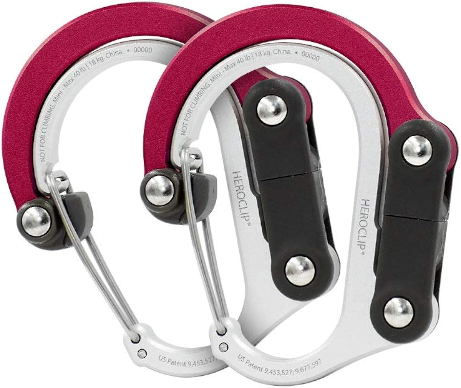 HEROCLIP Carabiner Clip and Hook (Mini) for Travel