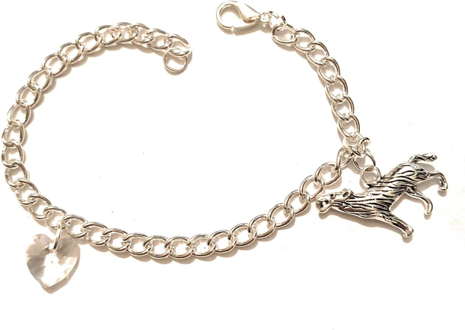 giulyscreations Bracelet Metal Nickel Twilight Beautiful Swan Edward Cullen Jacob Black Wolf Heart Wolf Vampires Saga Eclipse Pop Cosplay - Image 3