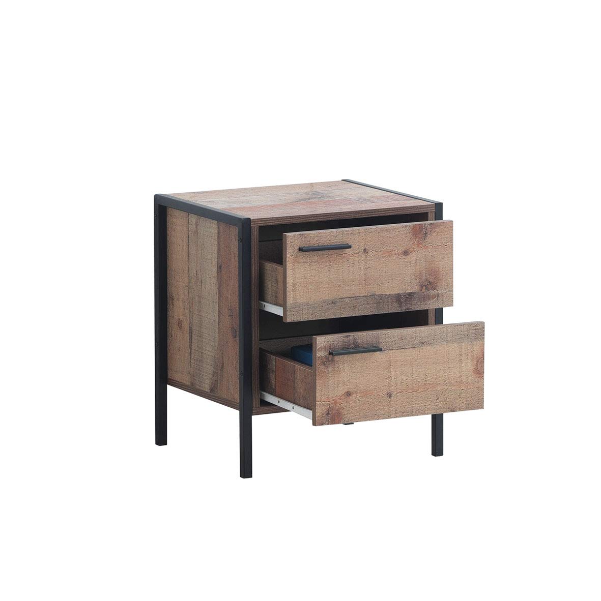 oak effect lamp table