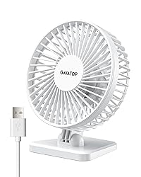 Gaiatop USB Desk Fan, Small But Powerful, Portable