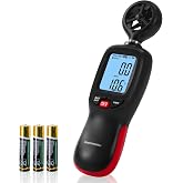 Digvliy DA-01 Anemometer, Wind Speed Meter and Temperature Monitor | Features data logging and multi-unit display. Ideal for HVAC, sailing, shooting, and outdoor environmental monitoring.