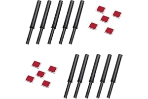 bjsdkff 10 Pcs Magnetic Push Latches for Cabinet Push to Open Door Latch Soft Quiet Close Closers Push to Open Cabinet Door Latch for Closure Cabinet Drawer Wardrobe Kitchen Door (Large)
