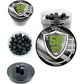 Rubber Balls in .50 Caliber 100 x Premium Quality 1.6 Grams Hard Rubberballs Reusable Paintballs Less Lethal Projectiles for 