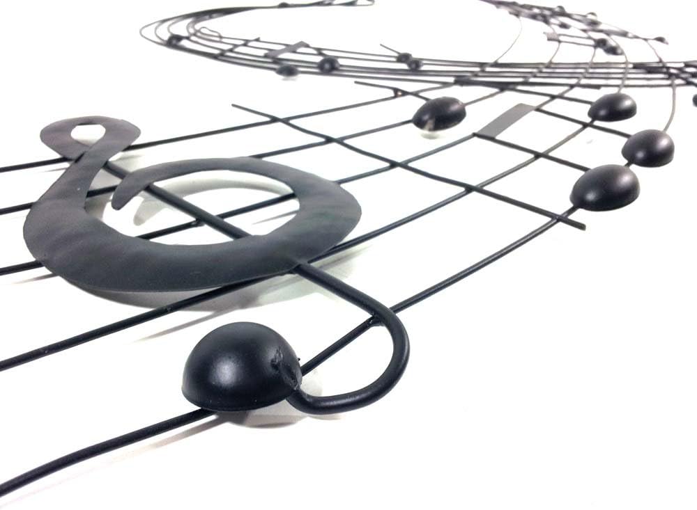 BWA New Contemporary Metal Wall Art Picture Or Sculpture – Lightweight Heart Music Scroll - Image 3
