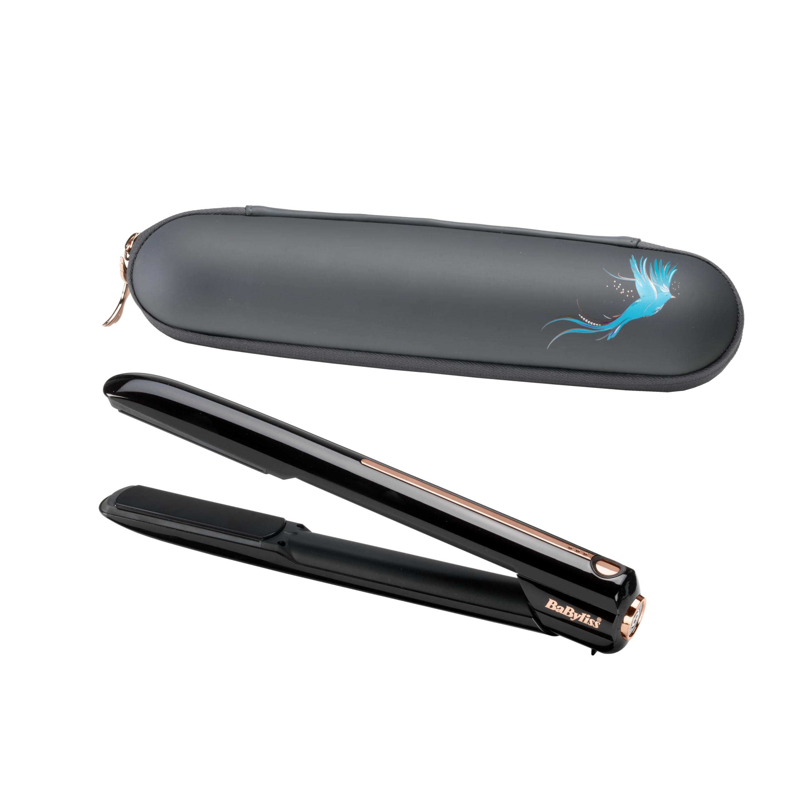 BaByliss 9000 High-Performance Cordless Hair Straightener, Ceramic Floating Plates, Lithium Power, Up to 200C