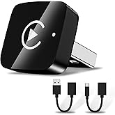 2 in 1 Wireless CarPlay and Android Auto Adapter for iPhone, Plug&Play Mini USB/USB C Car Play Adapter Fast and Stable Connection,No Delay Convert Wired to Wireless CarPlay for iPhone 8+/Android 11.0+