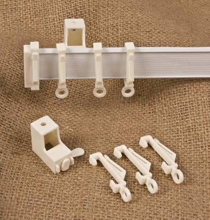 Warwick Plastic Curtain Track 2 1m Inc Fittings Many Sizes