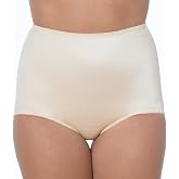 Rago 511 Light Shaping Brief | Size Sm - 14XL | Made in USA | High-Rise, Tummy Control, No Show Seams, Cotton Crotch