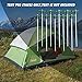 Eurmax Galvanized Non-Rust Camping Family Tent Pop up Canopy Stakes, 20pcs-Pack