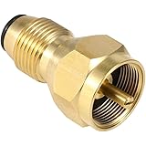 Joywayus 1LB Propane Tank Refill Adapter Solid Brass Universal Mini Propane Fill Adapter for Disposable Small Propane Bottle